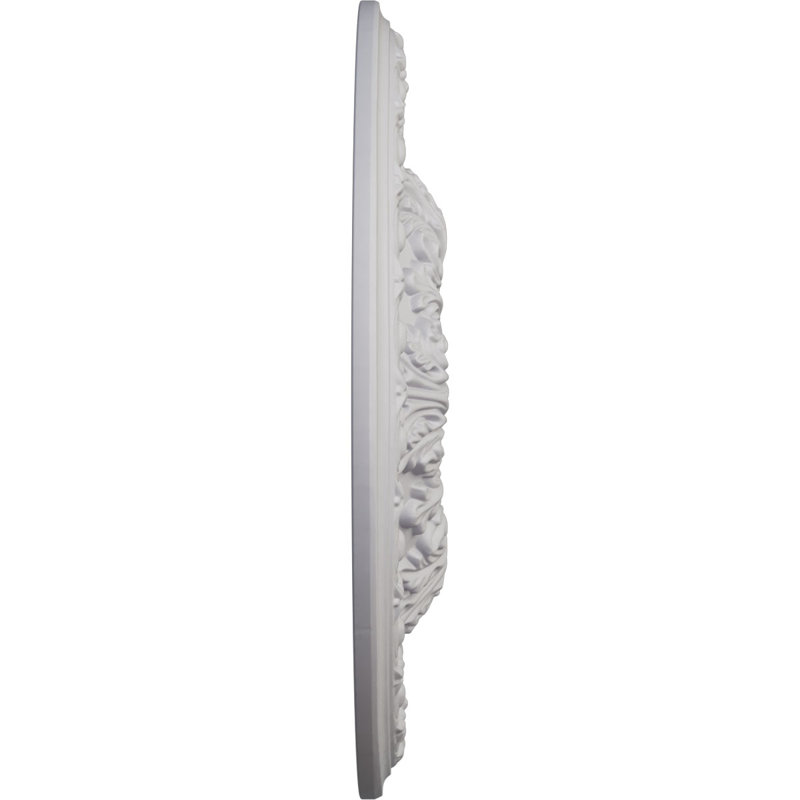 Médaillon de plafond H 2 1/2 po x l 23 3/8 po x P 2 1/2 po Granada, Blanc ultra pur, H 23,38 po x l 23,38 po x P 2,5 po