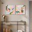 «Blush Boho», reproduction d'art sur toile, art abstrait pastel-115198157-115942063