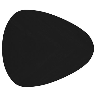 Xander Black 2-Piece Triangular Coffee And End Table Set