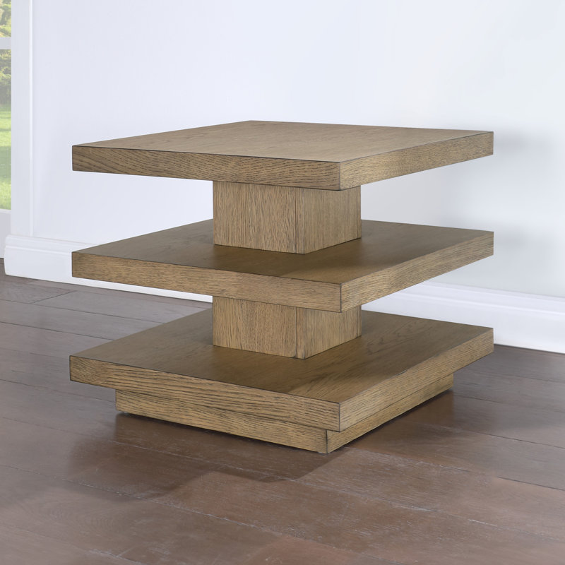 Table de bout Maricelys, Brun