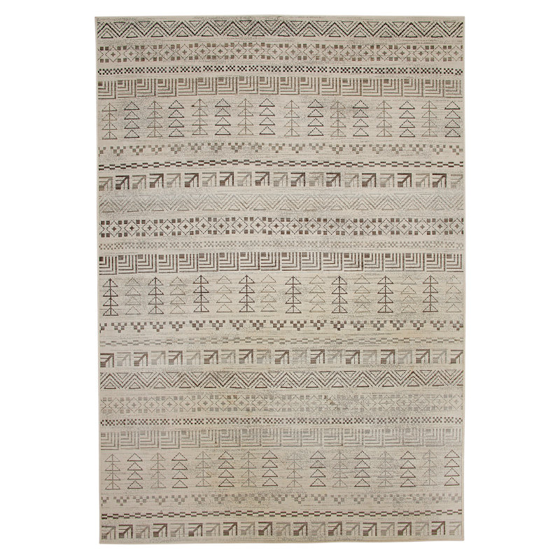 Tapis rectangulaire à motif antidérapant 5 pi 3 po x 7 pi 6 po Sulevi
