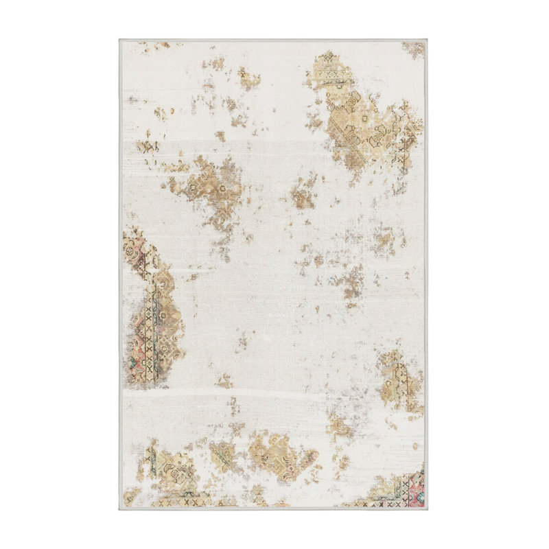 Tapis abstrait moderne abstrait, Rectangle 2 pi x 5 pi