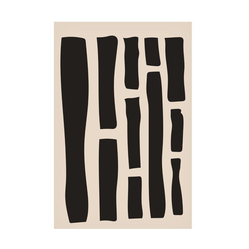 Minimal Expression noire 1, H 32 po x l 22 po x P 2 po