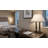 Gunmetal Square Post Metal USB Table Lamp