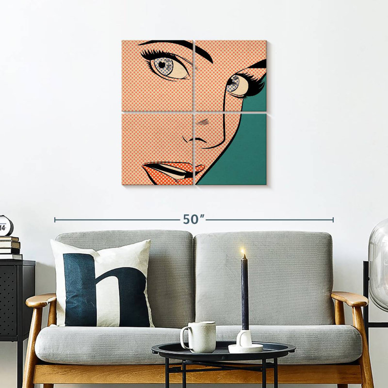 Popart, H 26 po x l 26 po