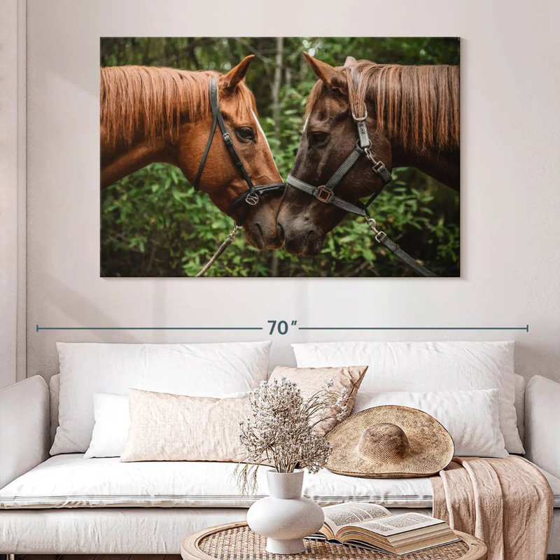 Brampt Horse Smooch, 34" H x 51" W