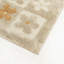 Matthes Cream Floral Checkered Area Rug-1806428233