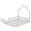 Lit plateforme avec garde-corps Wood House