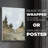 West Fork Hiking Trail I -Canvas Print Only - NOT FRAMED-2100346095