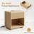 Adkins 24" W 1 - Drawer Nightstand With Built-In Outlets (Set of 2)-1041466490-1041466491