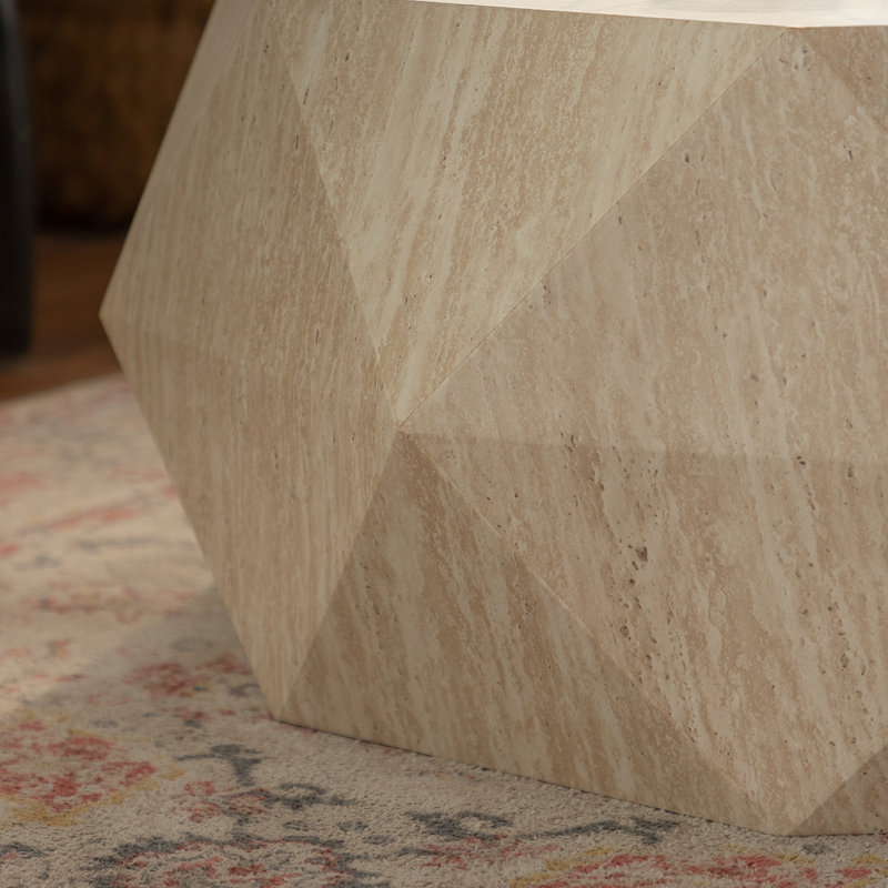 Table basse Tony avec plateau en bois de sapin, Bois naturel