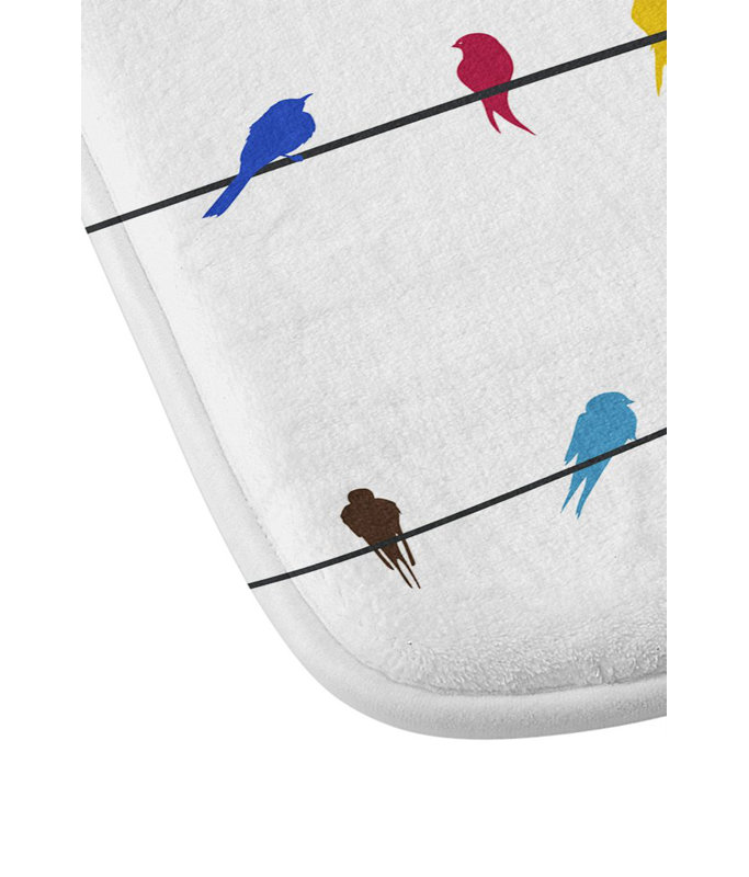 Tapis pour salle de bain happy spring