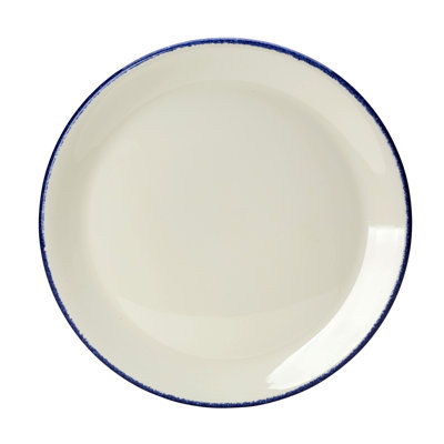 Assiette coupée BLUE DAPPLE