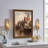 2 Piece 17" Glass/Metal Wall Sconce Set