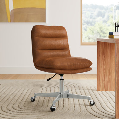 Chaise de bureau pivotante avec roulettes Paynesville