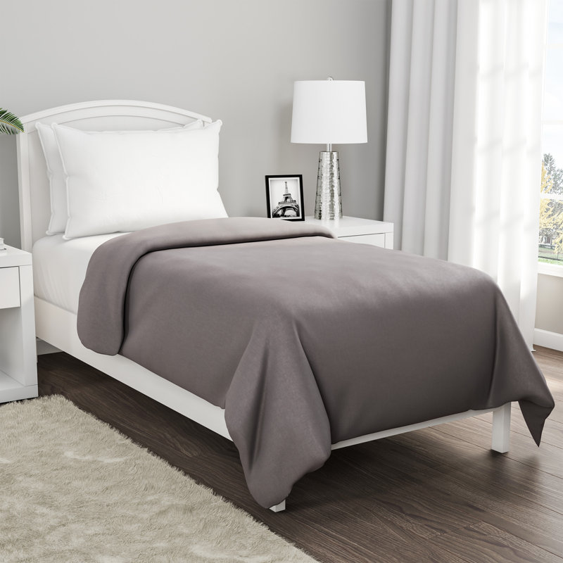 Duvet Cover- For Weighted Throw Blankets-Soft 100% Cotton, Zipper Closure & 10 Tie Points- Removable for Machine Wash