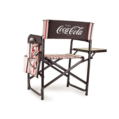 Chaise pliante en polyester coca-cola