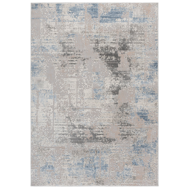 Palma 368 Performance Abstract Rug, 6'-7" X 6'-7" Round