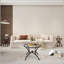 Ensemble de 3 tables basses en verre trempé avec construction robuste pour les salons modernes, design élégant et fonctionnel