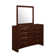 Miroir pour commode rectangulaire