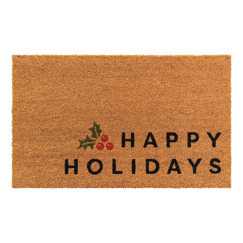 Non-Slip Christmas Doormat, Rectangle 1'6" x 2'6"