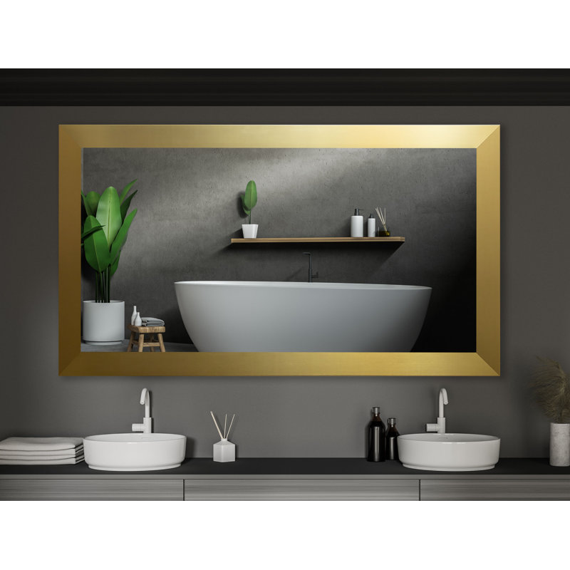 Coles Engineered Wood Flat Wall Mirror, 34.5" x 45"