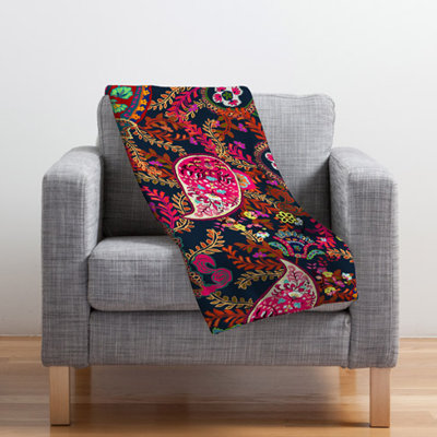 Jeté motif cachemire boho
