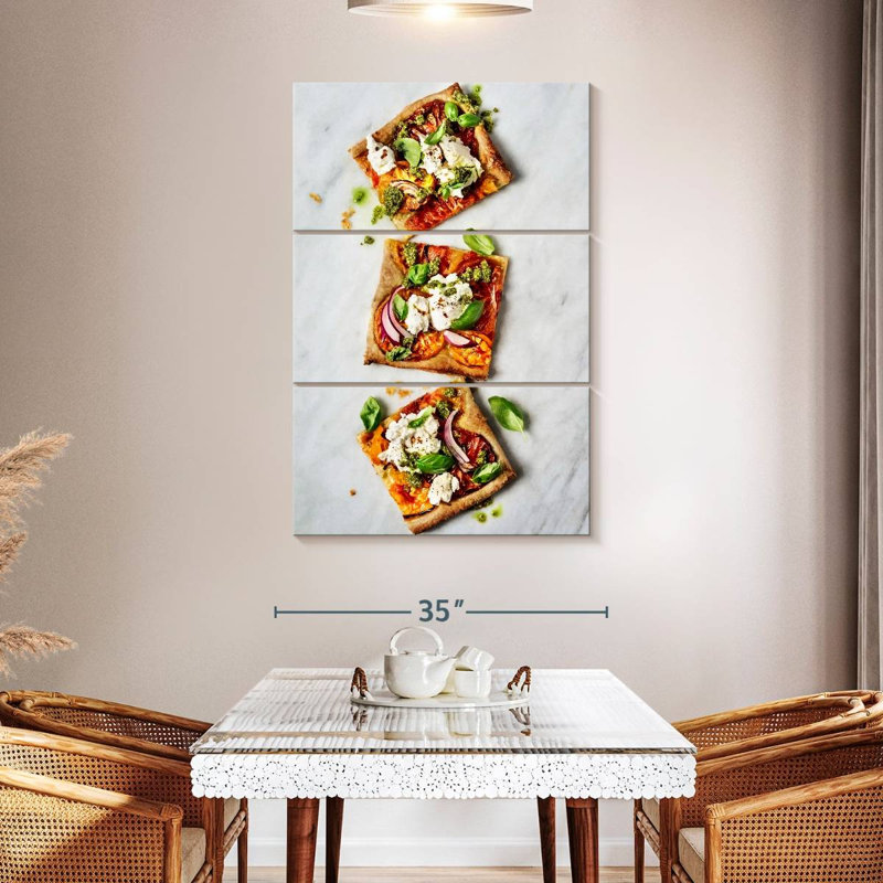 Yarlin Flatbread Pizza Squares, 50'' H x 32'' W
