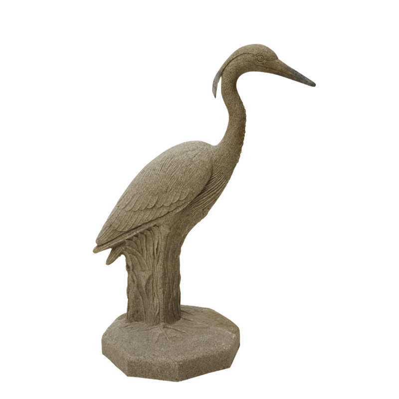Statue héron oiseaux aquatiques, Sable