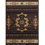 Tapis tribal brun de 2 pi x 3 pi Tribes