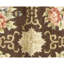 Tapis brun noué à la main de haute qualité