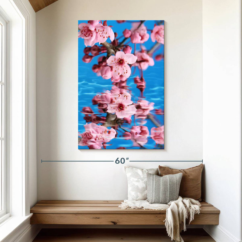 Harnek Sakura Reflection, 48" H x 32" W
