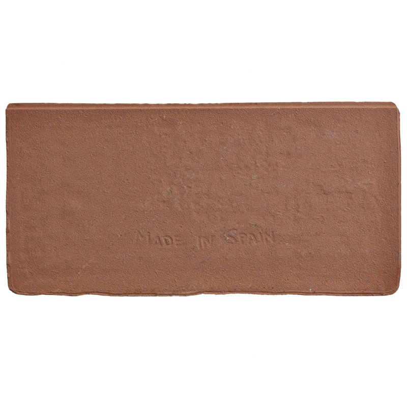 Antic Special 6" x 3" Ceramic Bullnose Tile Trim in Agua Marina