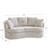 73.8" W Chenille Upholstered Curved Sofa-484539118