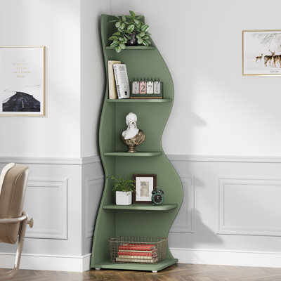 179cm H x 48cm W Corner Bookcase