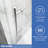 66 To 72 In. W X 76 In. H Single Sliding Frameless Shower Door With 5/16 In. Tempered Clear Glass-114605253