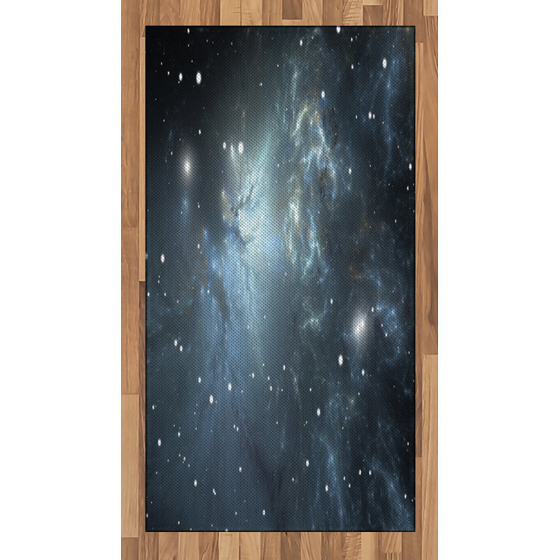 Constellation High Density Long Fiber Poly Threads Decorative Area Rug Carpet, Rectangle 2'7" x 5'