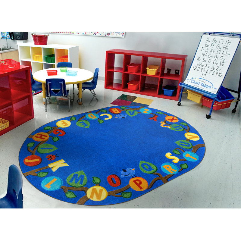 Learning Tree by Joy Carpets Area Rug, Oval 5'4" X 7'8"
