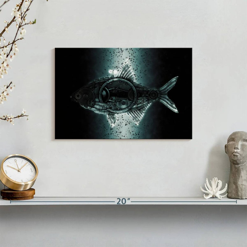 Kelan Steampunk Bream, 8" H x 12" W