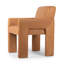 Leny Leather Arm Chair in Butterscotch/Camel