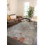 Laureno Hand Knotted Silk Abstract Area Rug in Blue-59748302