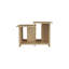 Table basse avec rangement ouvert Naco, finition en mélamine-1996029200