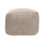 Prism 18" Wide Handwoven Square Pouf