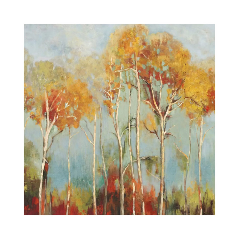 Up Front I, Square by Allison Pearce - Wrapped Canvas Painting, 45.72 cm H x 45.72 cm W x 3.175 cm D