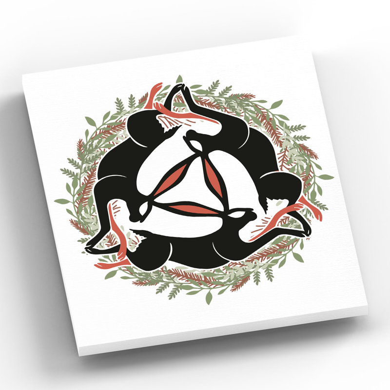 Kana Zodiac Hare Trinity - Print on Wood