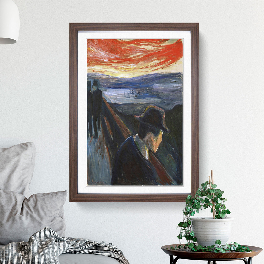 Despair by Edvard Munch - Picture Frame Painting