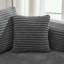 Chaise longue double en velours côtelé avec coussin moelleux et coussins-1106902244