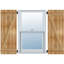 TimberCraft 5 3/8" Boards Joined Board-n-Batten Shutters w/Z-Bar, Western Red Cedar (Per Pair)-36421151-36421193