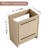 30'' Single Bathroom Vanity Base Without Top