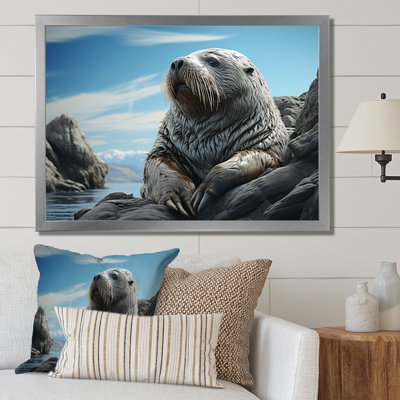 Morse côtier majestueux sur toile